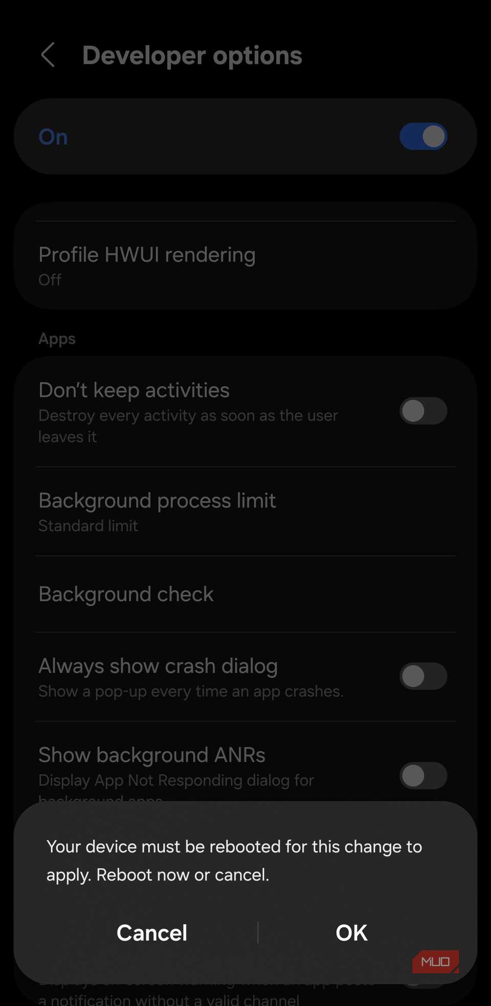 ক্যাশে করা অ্যাপের জন্য সাসপেন্ড এক্সিকিউশন সক্ষম করুন