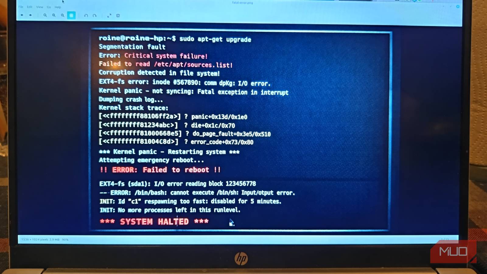 I broke my Linux system on purpose and recovered it without reinstalling