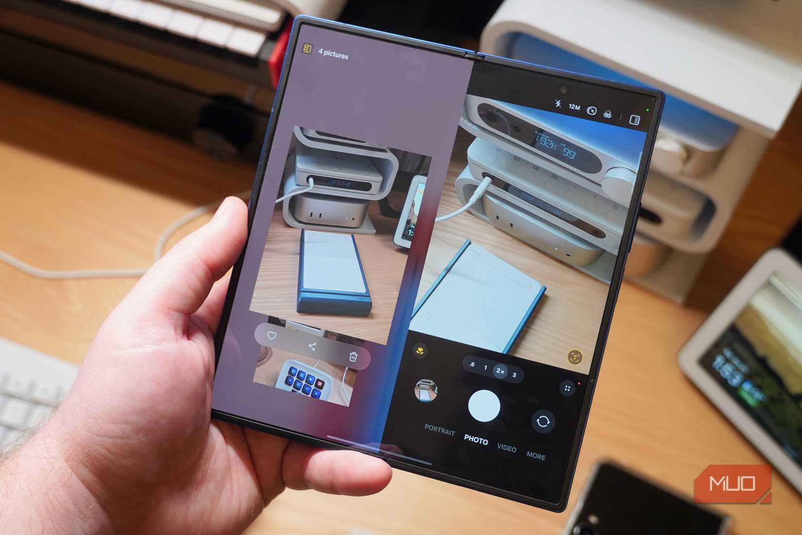 Capture view on the Samsung Galaxy Z Fold 7.