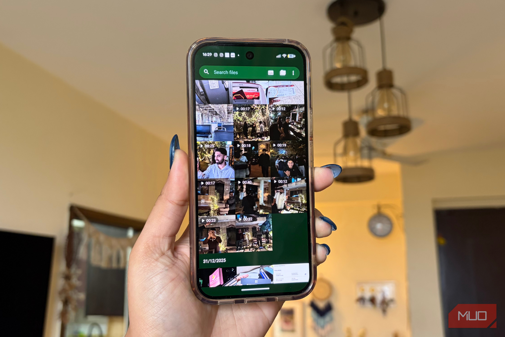 Fossify App on Android Showing Search Page