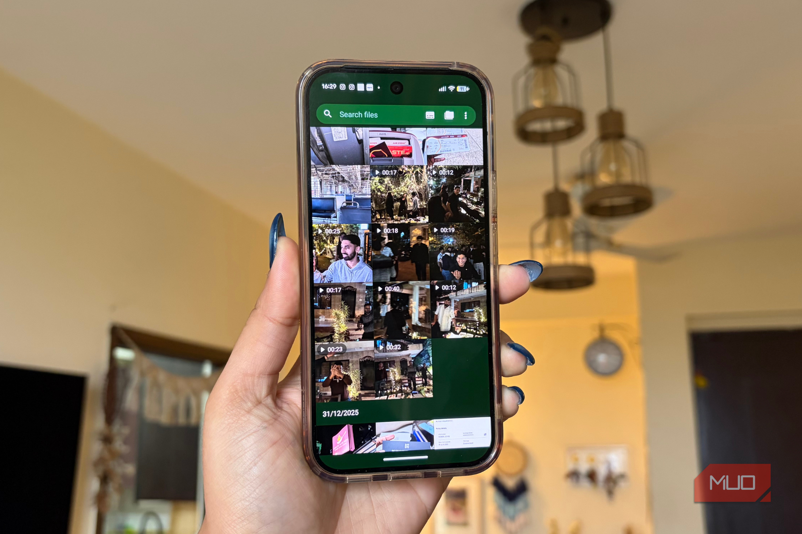 Fossify App on Android Showing Search Page
