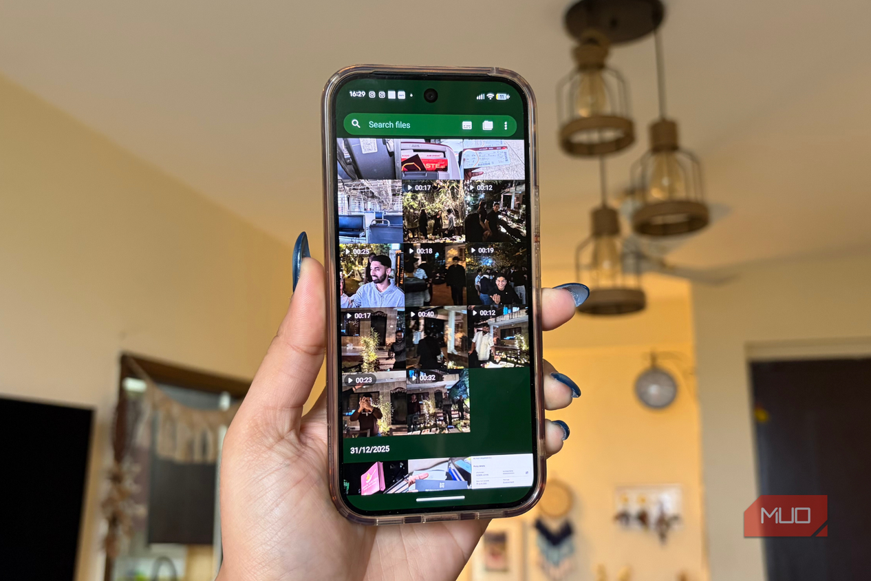 Fossify App on Android Showing Search Page