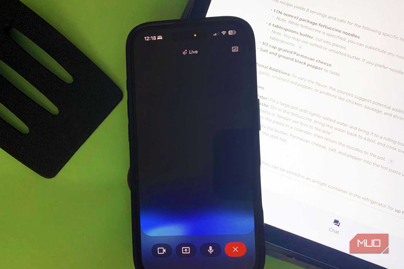 Gemini Live for cooking.