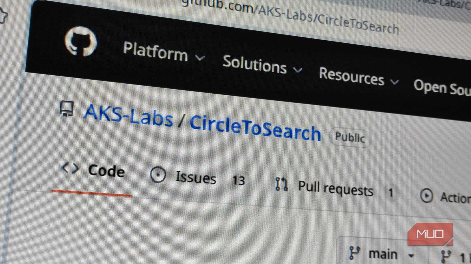 GitHub repository of CircleToSearch app.