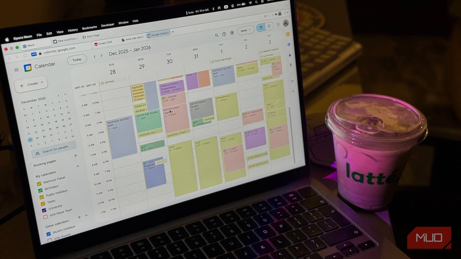 Reclaim AI Plans User Weekly Schedule