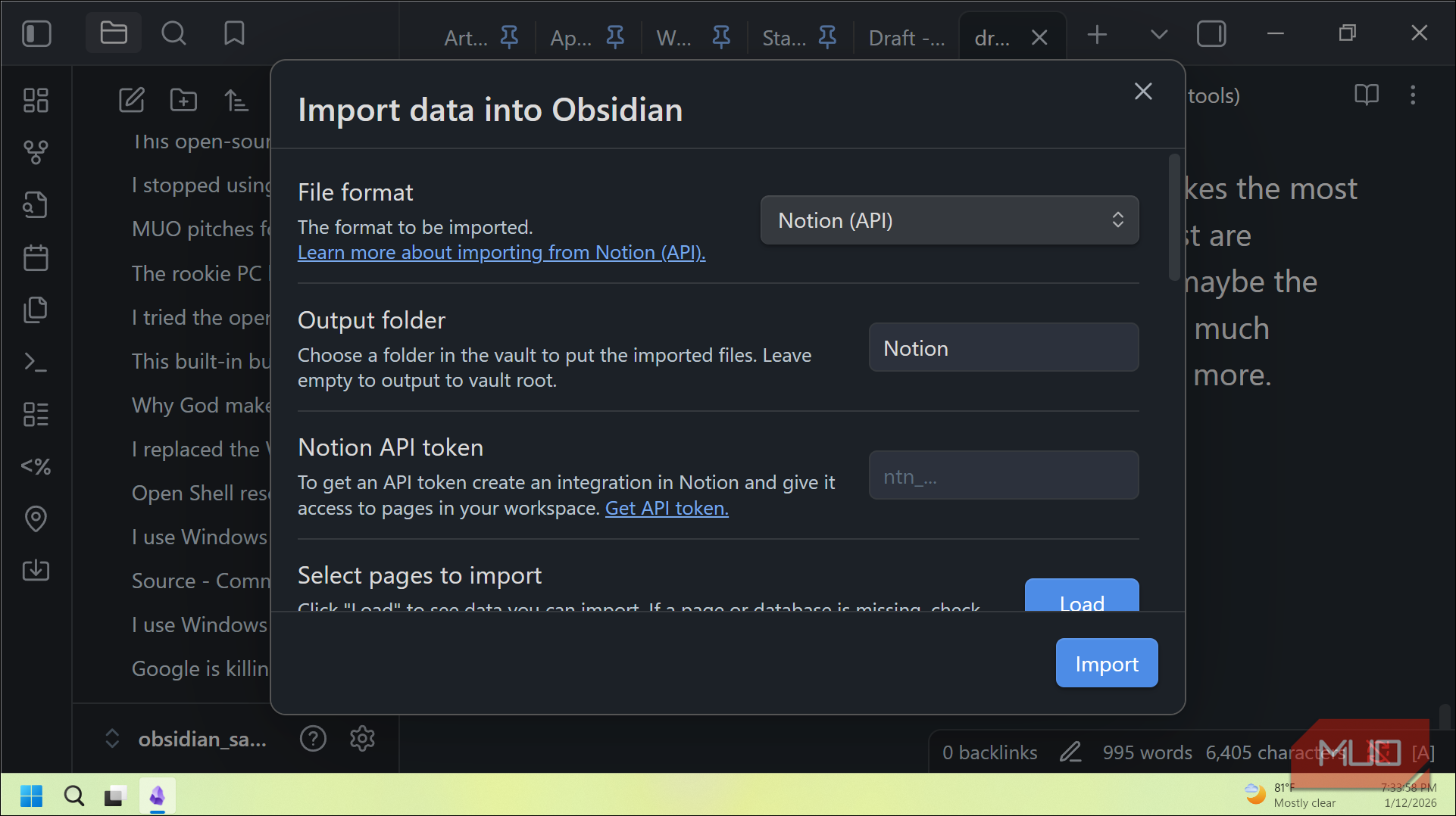 This official Obsidian plugin lets me merge Evernote, OneNote, and ...