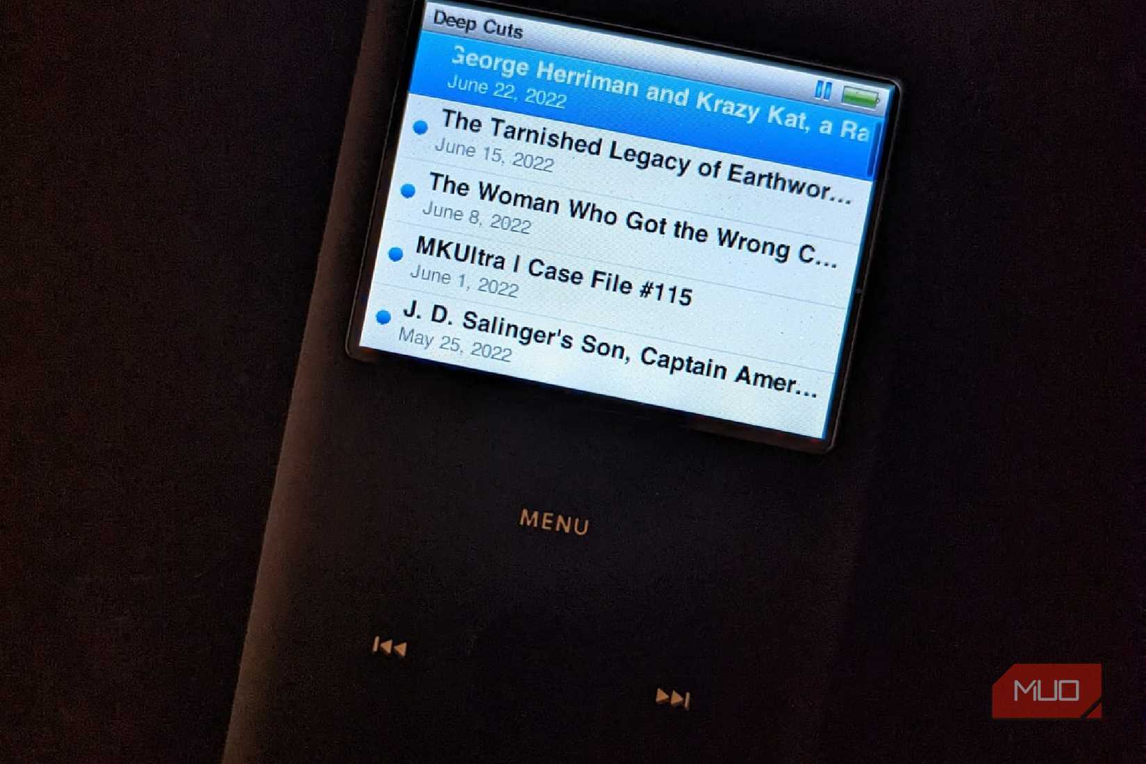 iPod Classic Podcasts