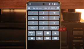 The irplus controls on a OnePlus 13.