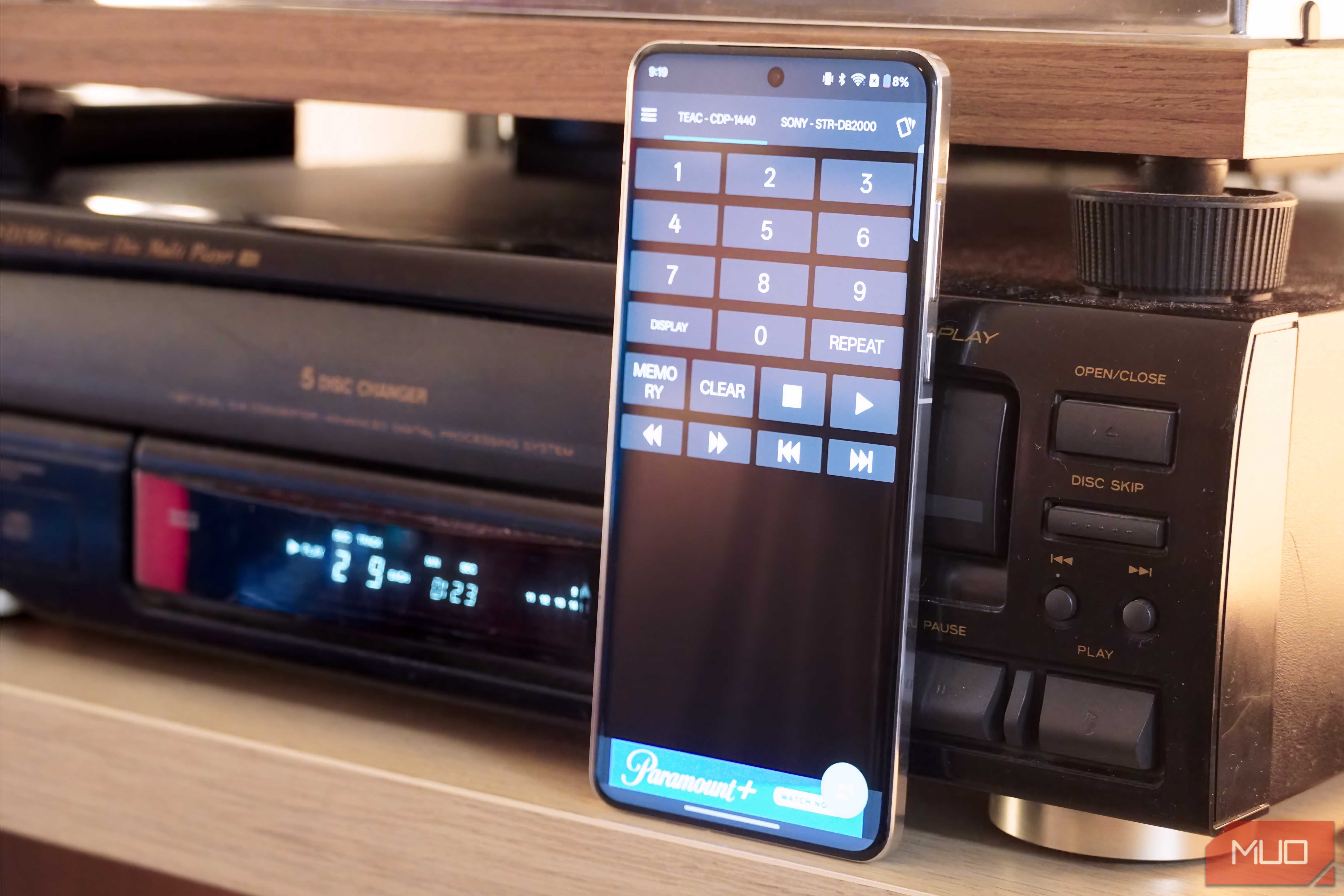 Controlling a CD changer with the OnePlus 13.