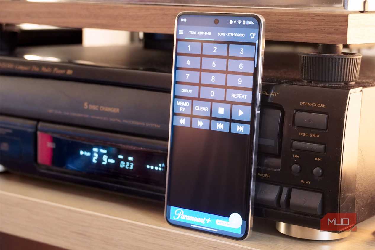 Controlling a CD changer with the OnePlus 13.