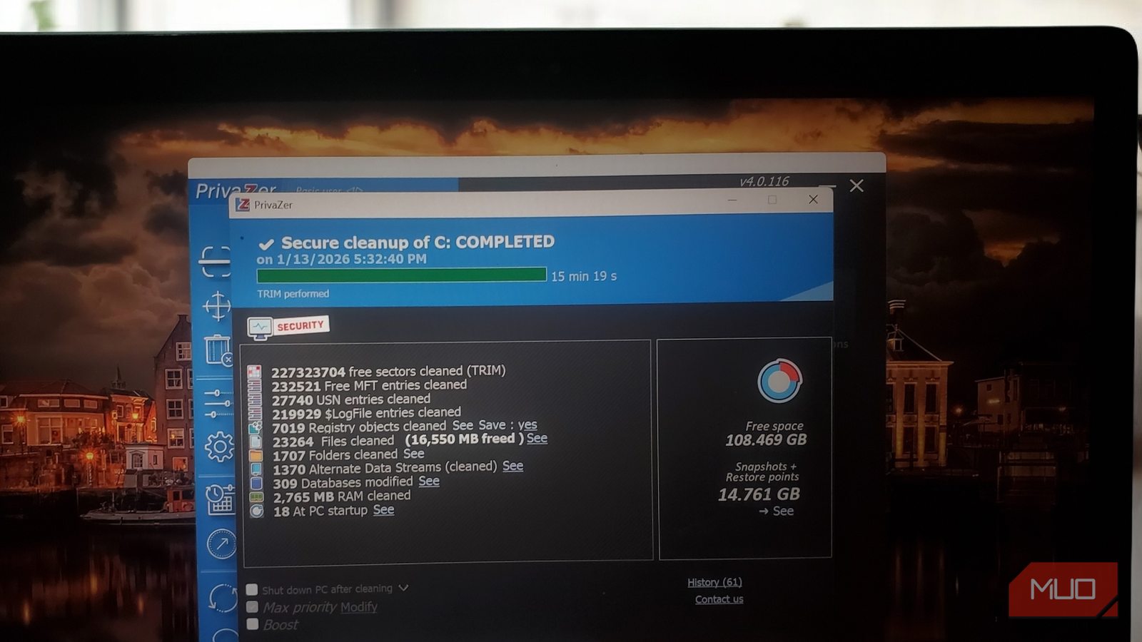 I cleaned my PC's history tracks deeper than CCleaner ever could