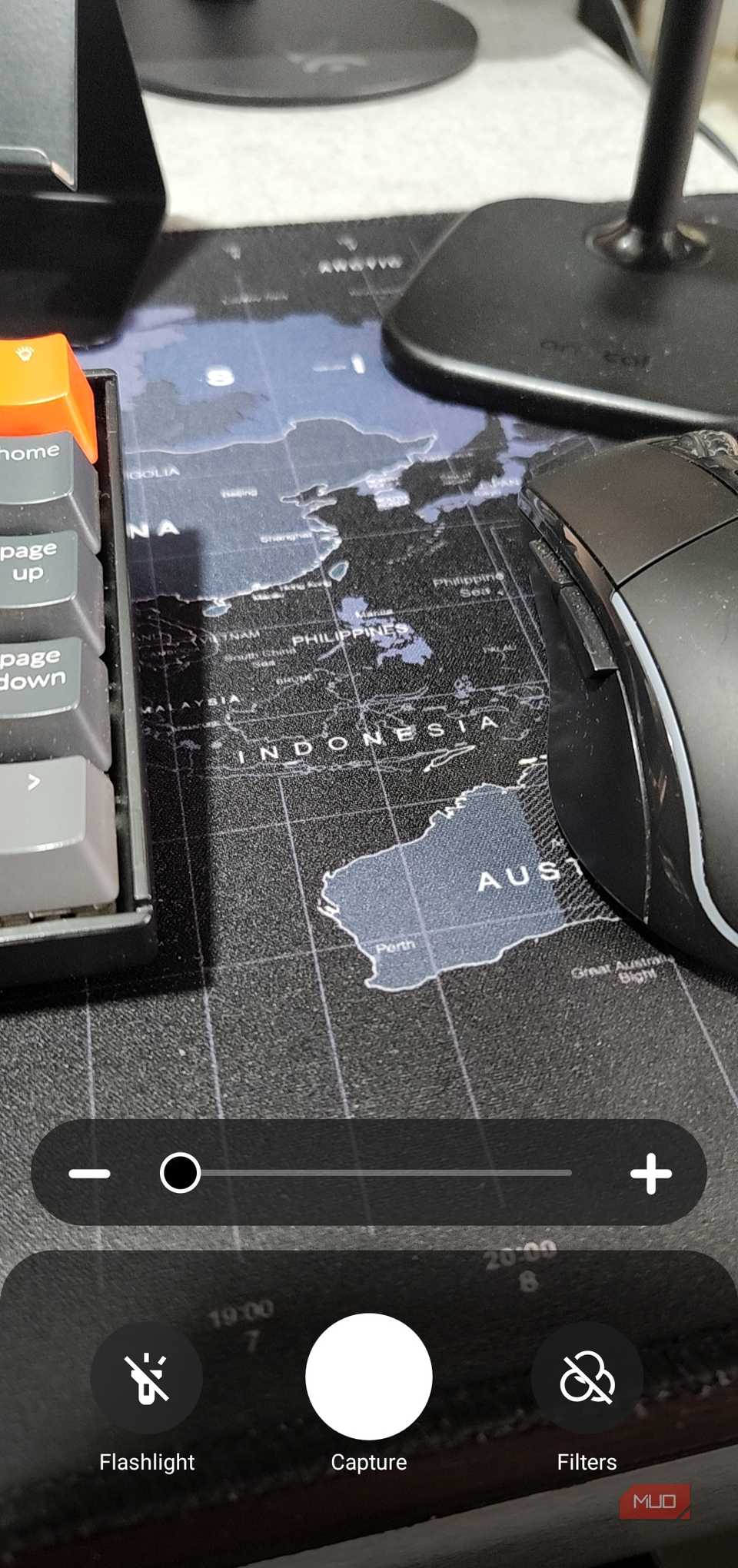 Magnifier app in Samsung phone