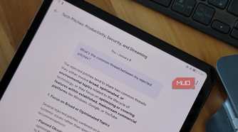 NotebookLM chat history on a Honor Pad 8 (1)