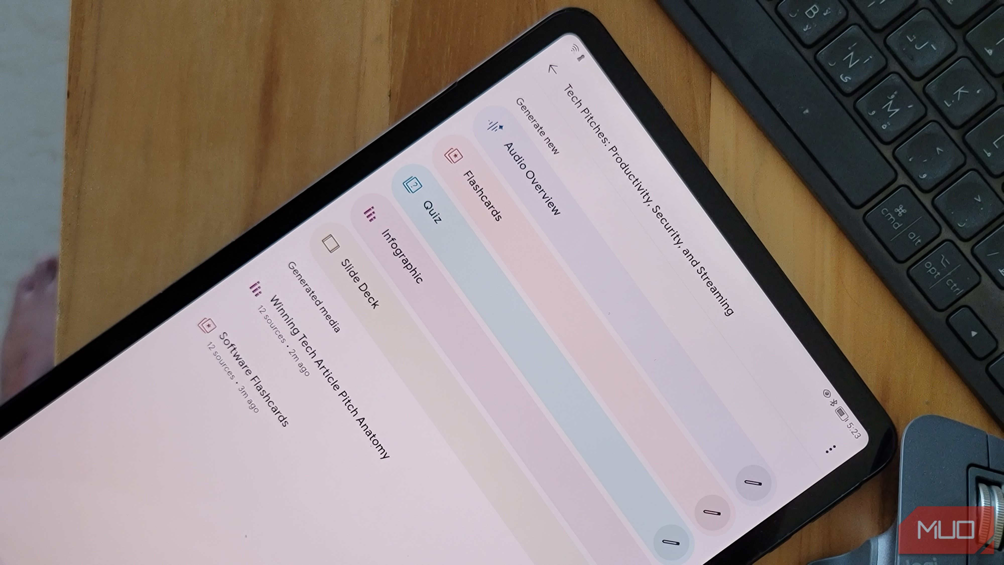 NotebookLM Honor Pad 