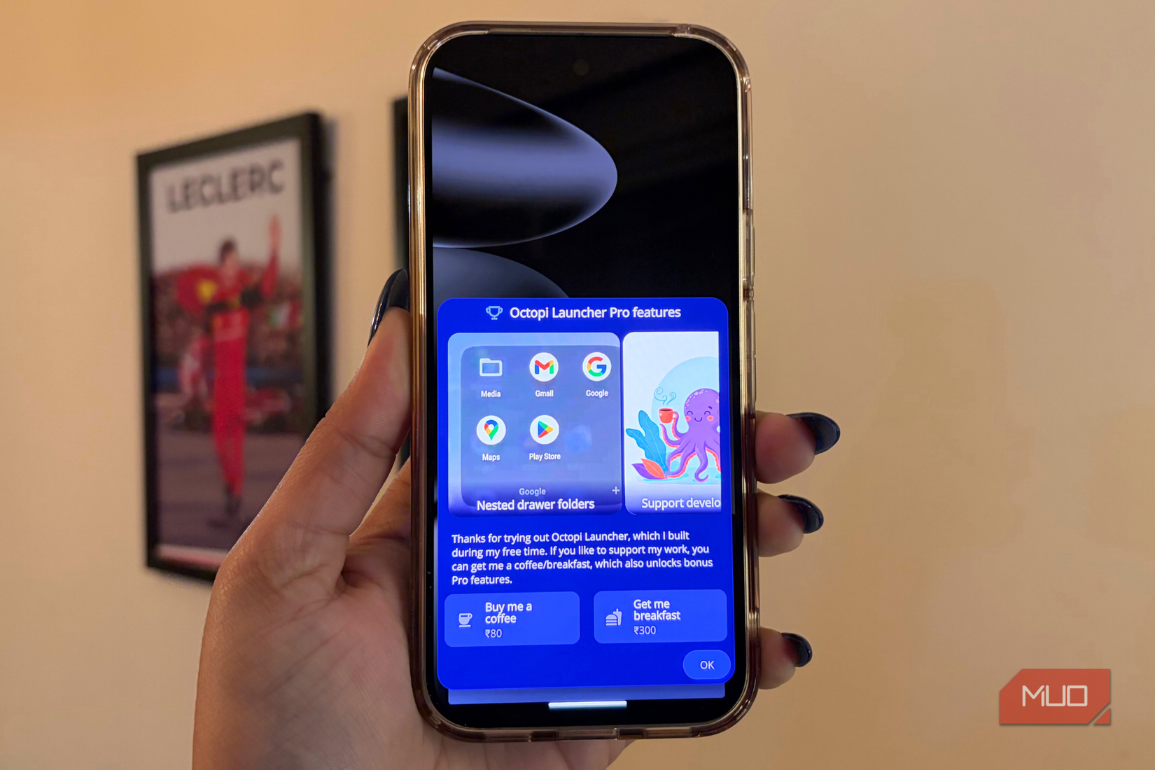 Octopi launcher developer's note