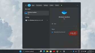 Open Windows Sandbox