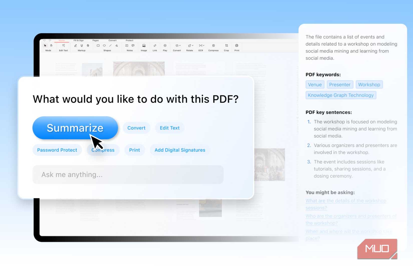 PDFAsistente de Gear AI, ChatPDF