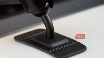 The adhesive pad on a Peak Design Qi2 mount.
