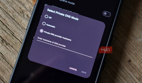 private dns settings on android smartphone