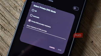 private dns settings on android smartphone