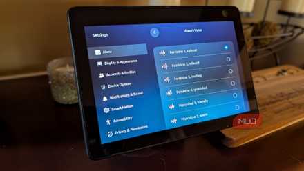 Alexa Plus Voice Selection