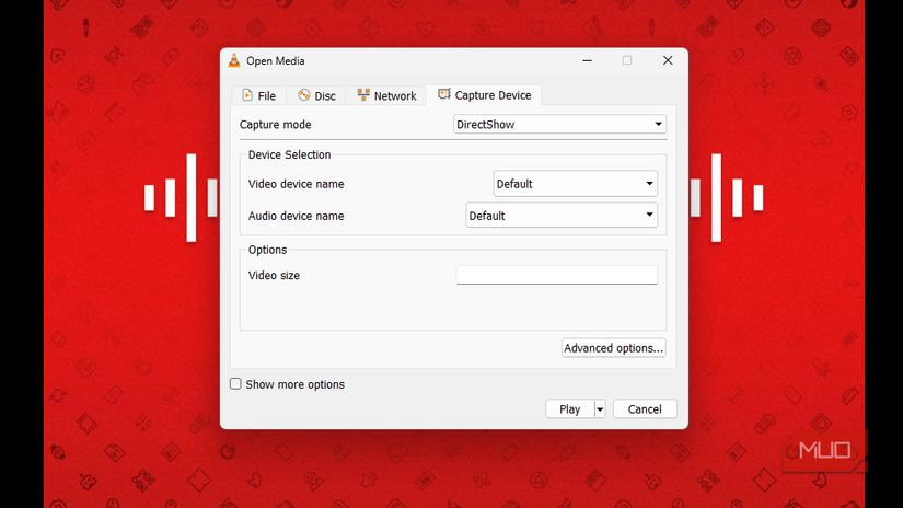Record screen in VLC Media Player.