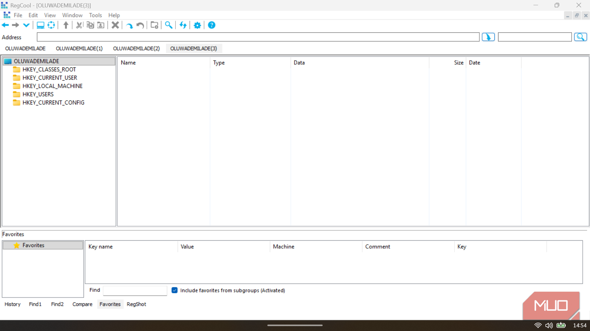 I edited the Windows Registry without fear using this safer editor