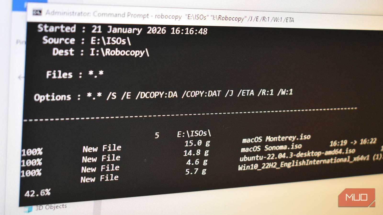 I had no idea Windows had a built-in copy tool this fast