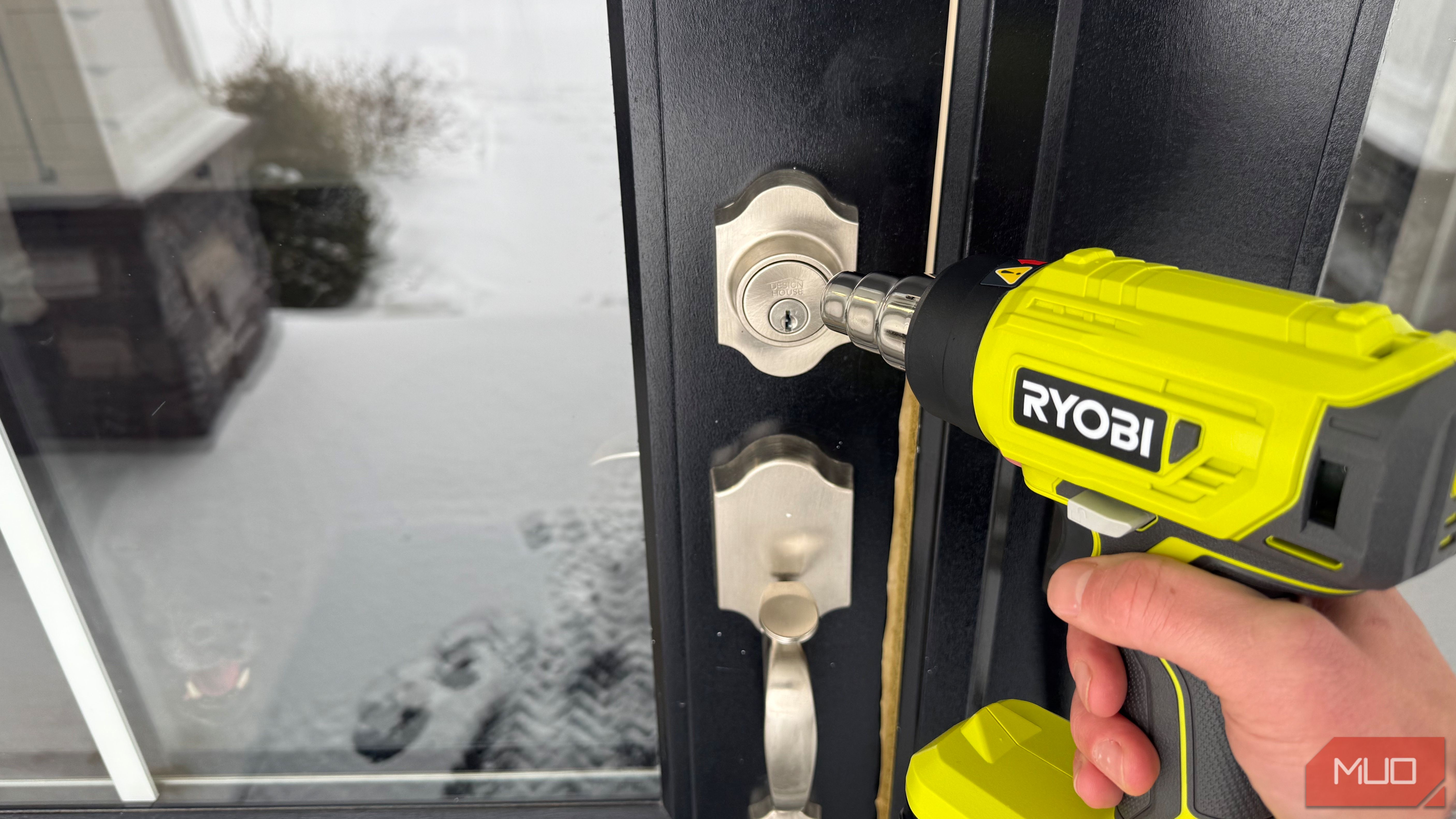 ryobi heat gun melting lock