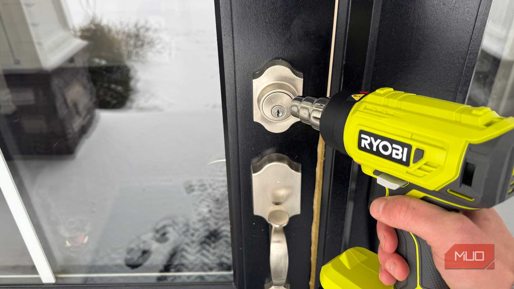 ryobi heat gun melting lock
