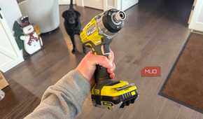 ryobi impact drill front angle black dog-1