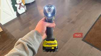 ryobi impact drill lights on-1