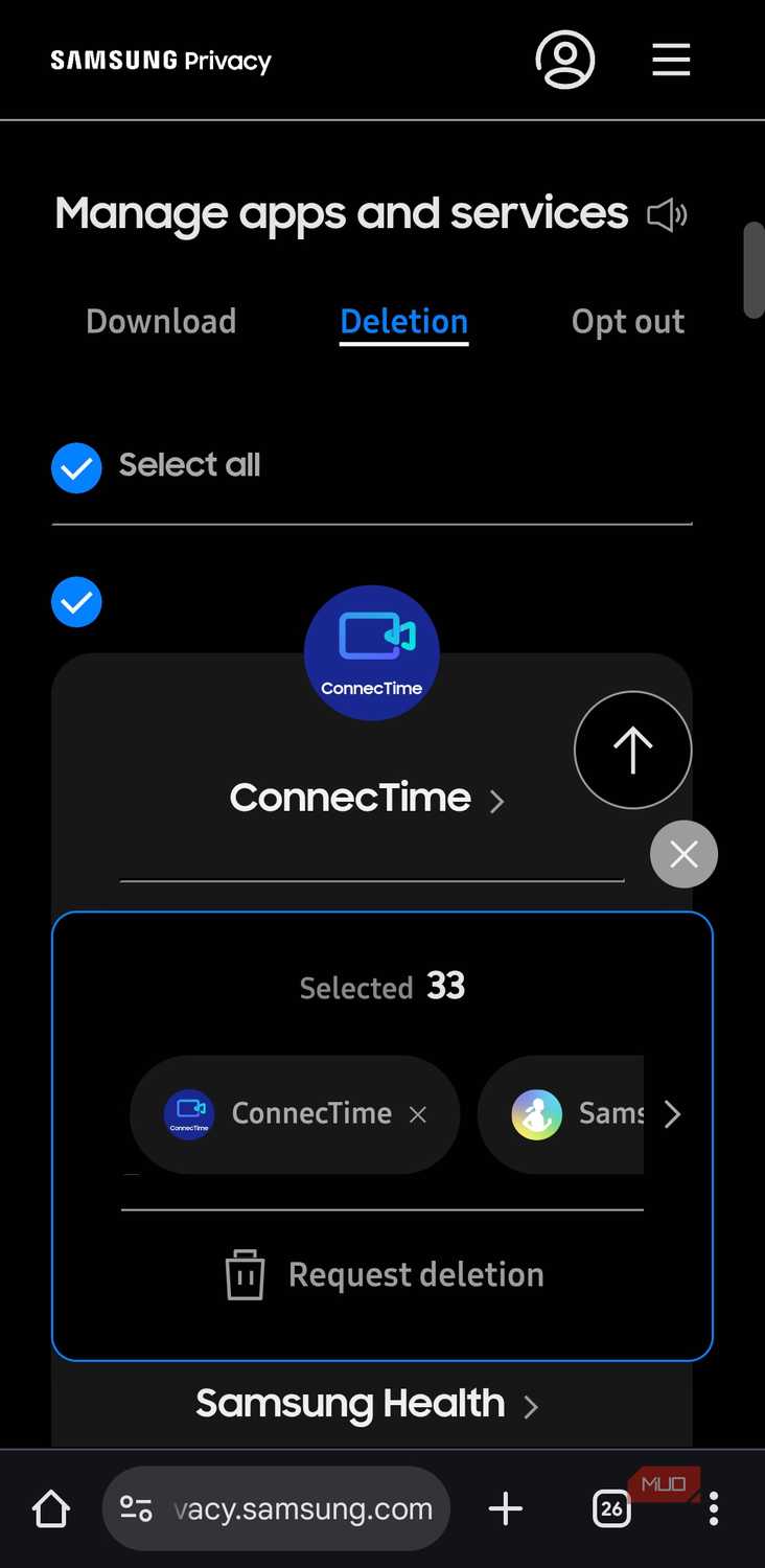 Samsung Custmization Service data