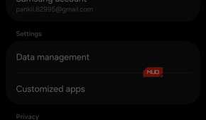 Samsung Custmization Service settings