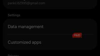 Samsung Custmization Service settings