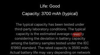Samsung Members app battery diagnostic on phone
