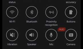 Samsung Members app diagnostics tab on phone