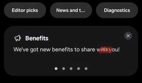 Samsung Members app on phone