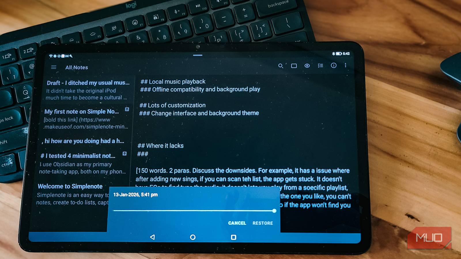 This minimalist note app is all you really need for 90% of tasks