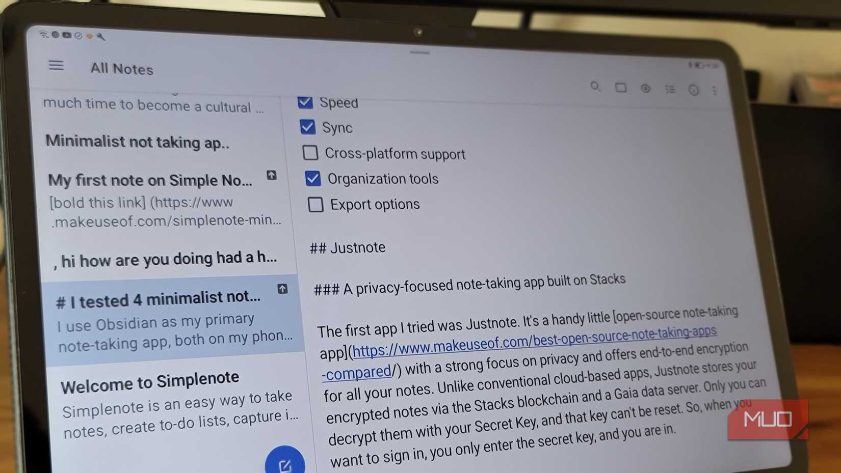 This minimalist note app is all you really need for 90% of tasks