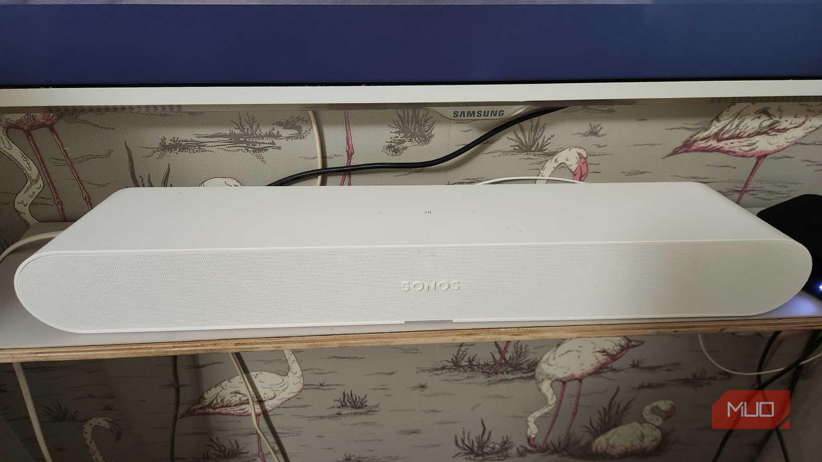 Sonos soundbar and a Samsung TV
