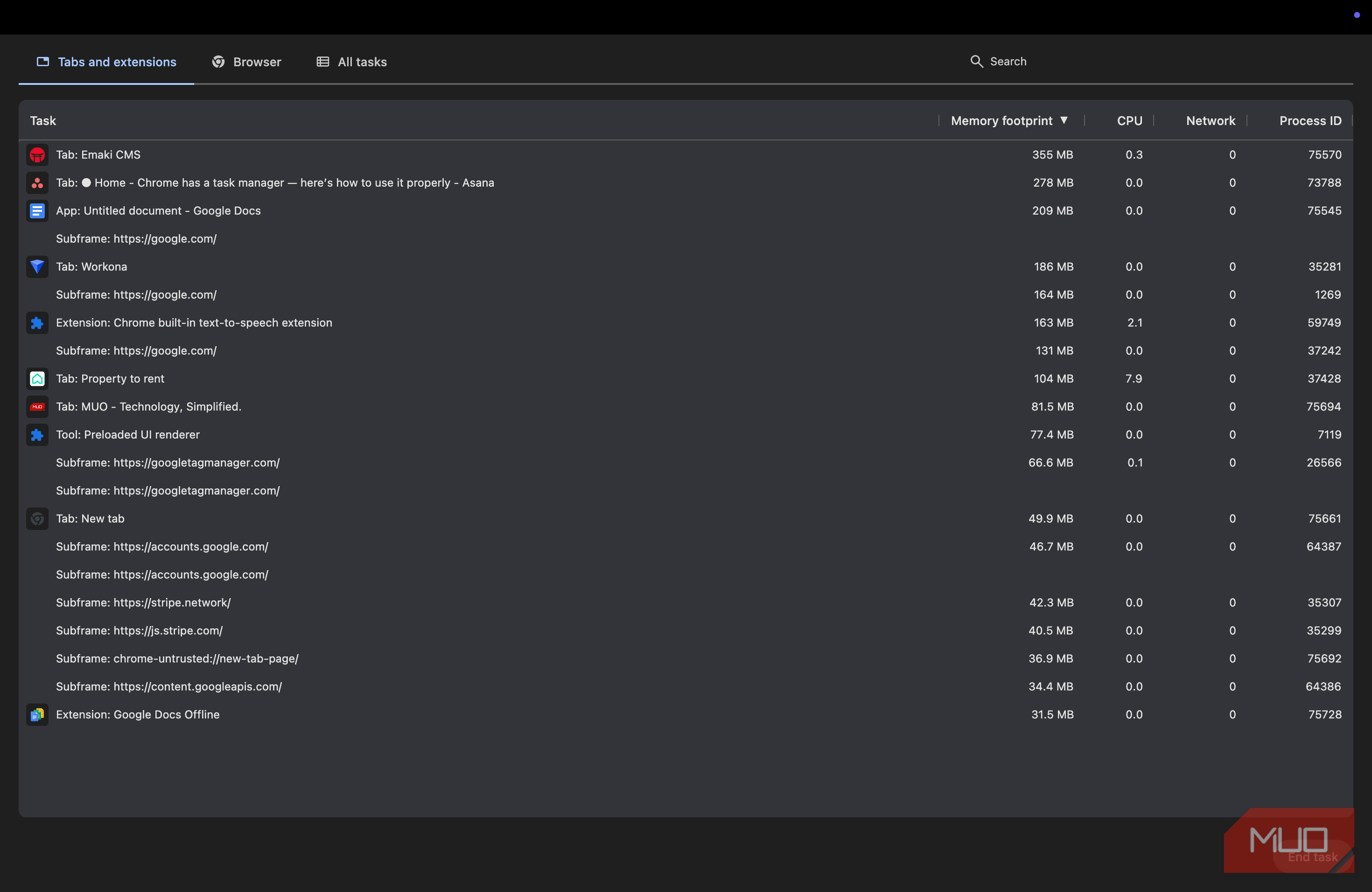 Chrome has a task manager — here’s how to use it properly