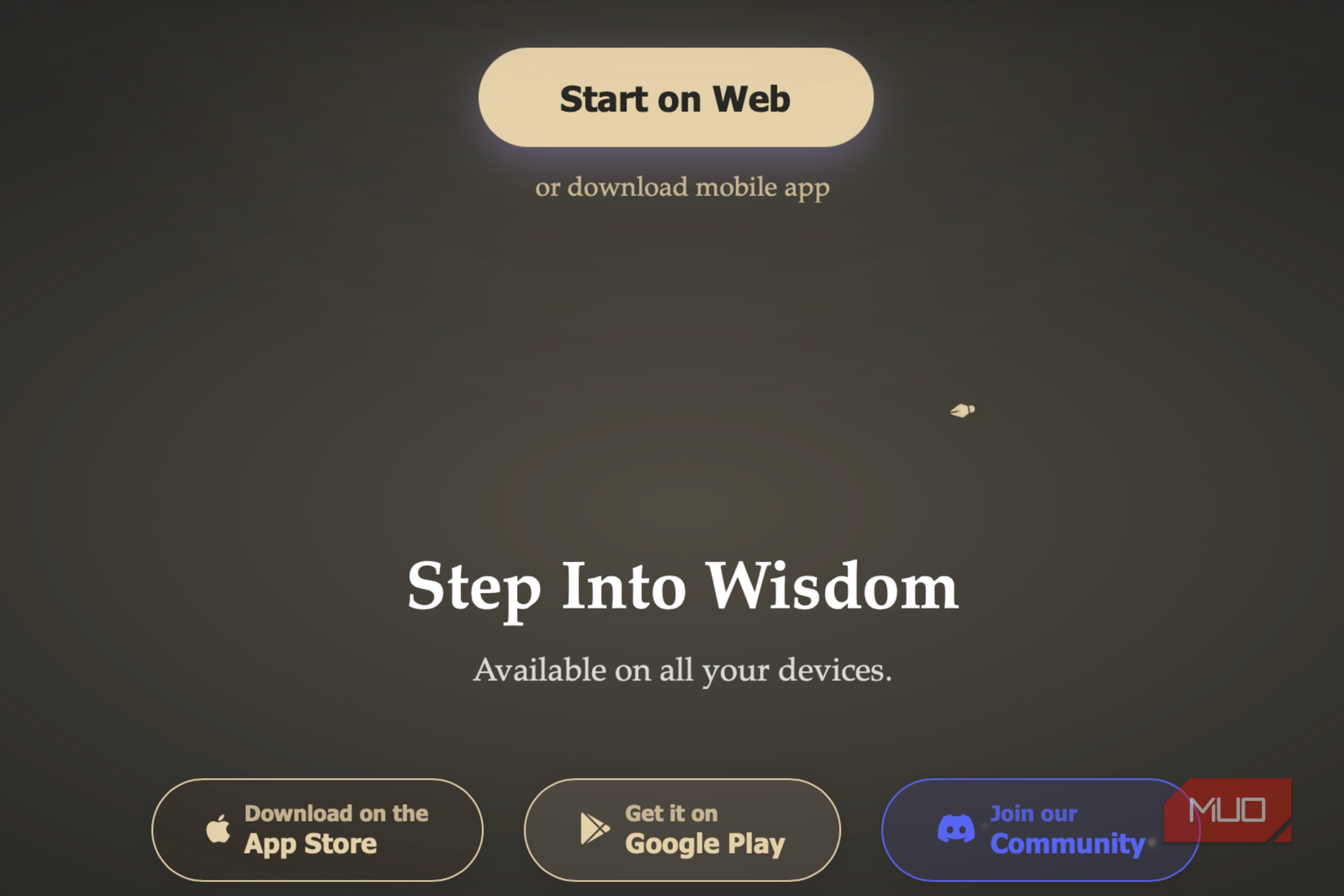 Starting on Web or downloading the Life Note mobile app