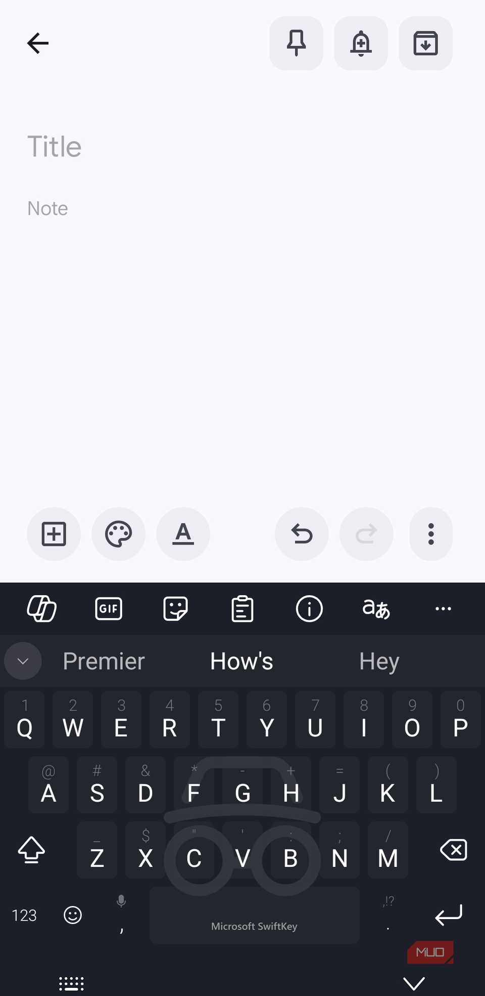 SwiftKey incognito mode on Android