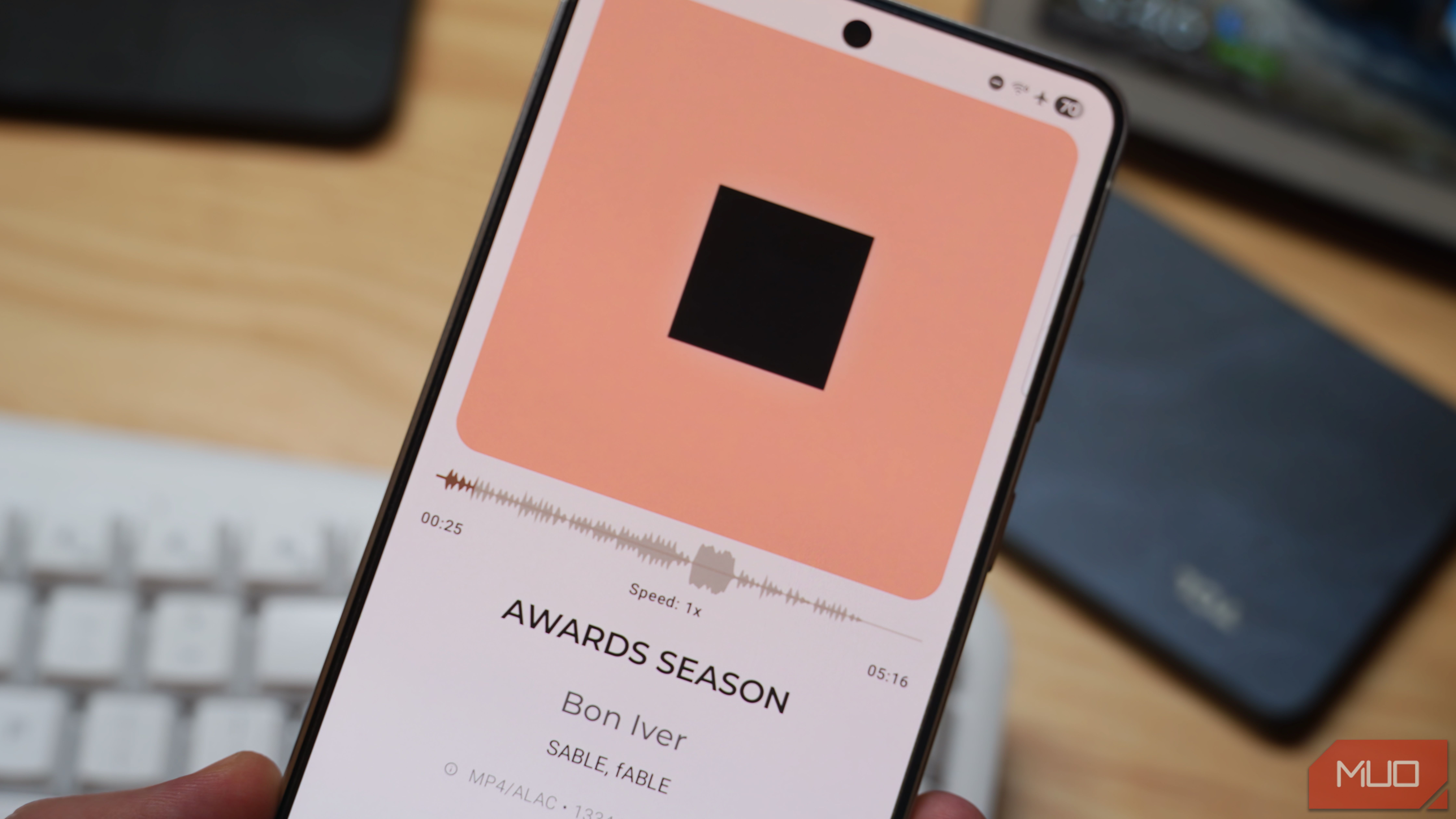 The Symfonium app on a Samsung Galaxy S25 Edge.