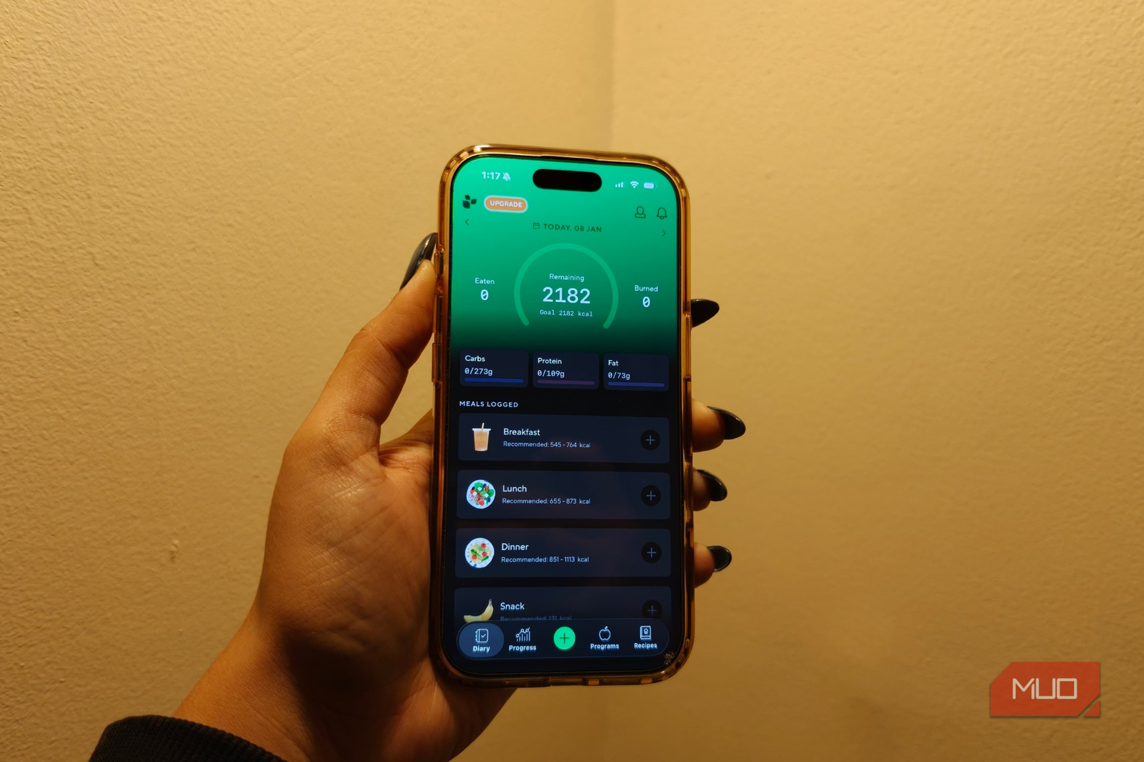 Track your calories on Lifesum