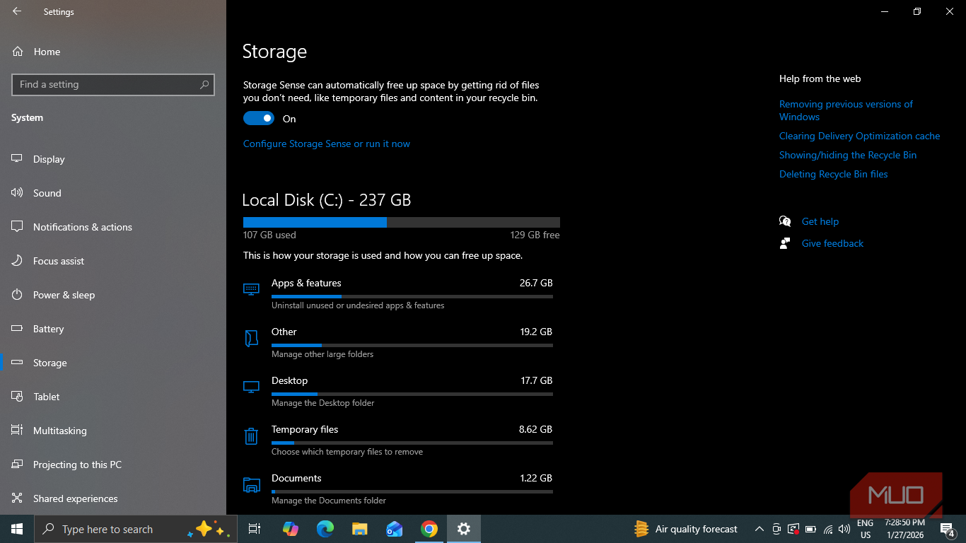 Your PC doesn't need a restart — it needs these 3 Windows settings changed