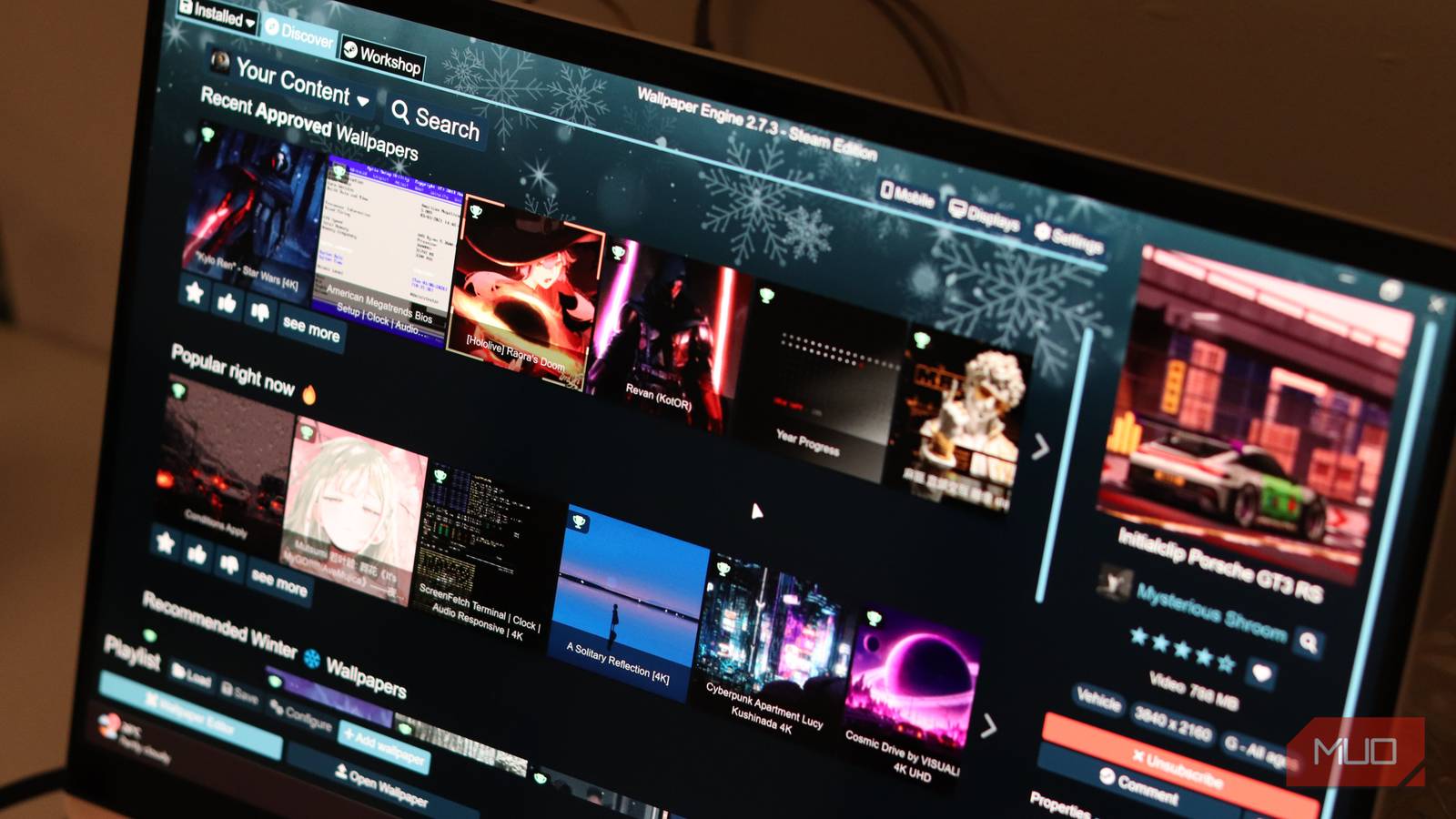 Κακόβουλα wallpapers στο Steam Workshop