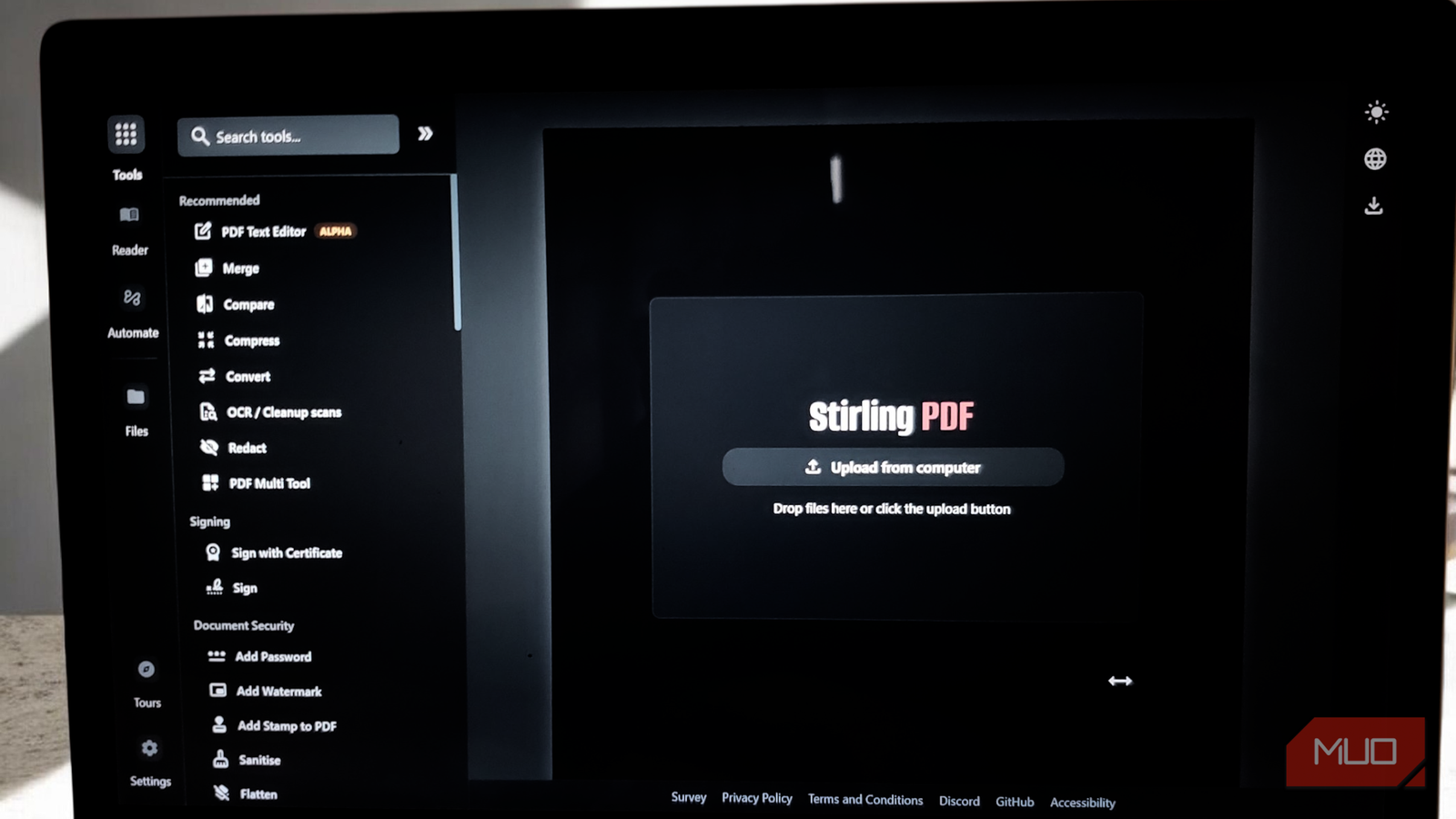 I stopped uploading PDFs to random sites and used this self-hosted PDF toolbox instead I stopped uploading PDFs to random sites and used this self-hosted PDF toolbox instead