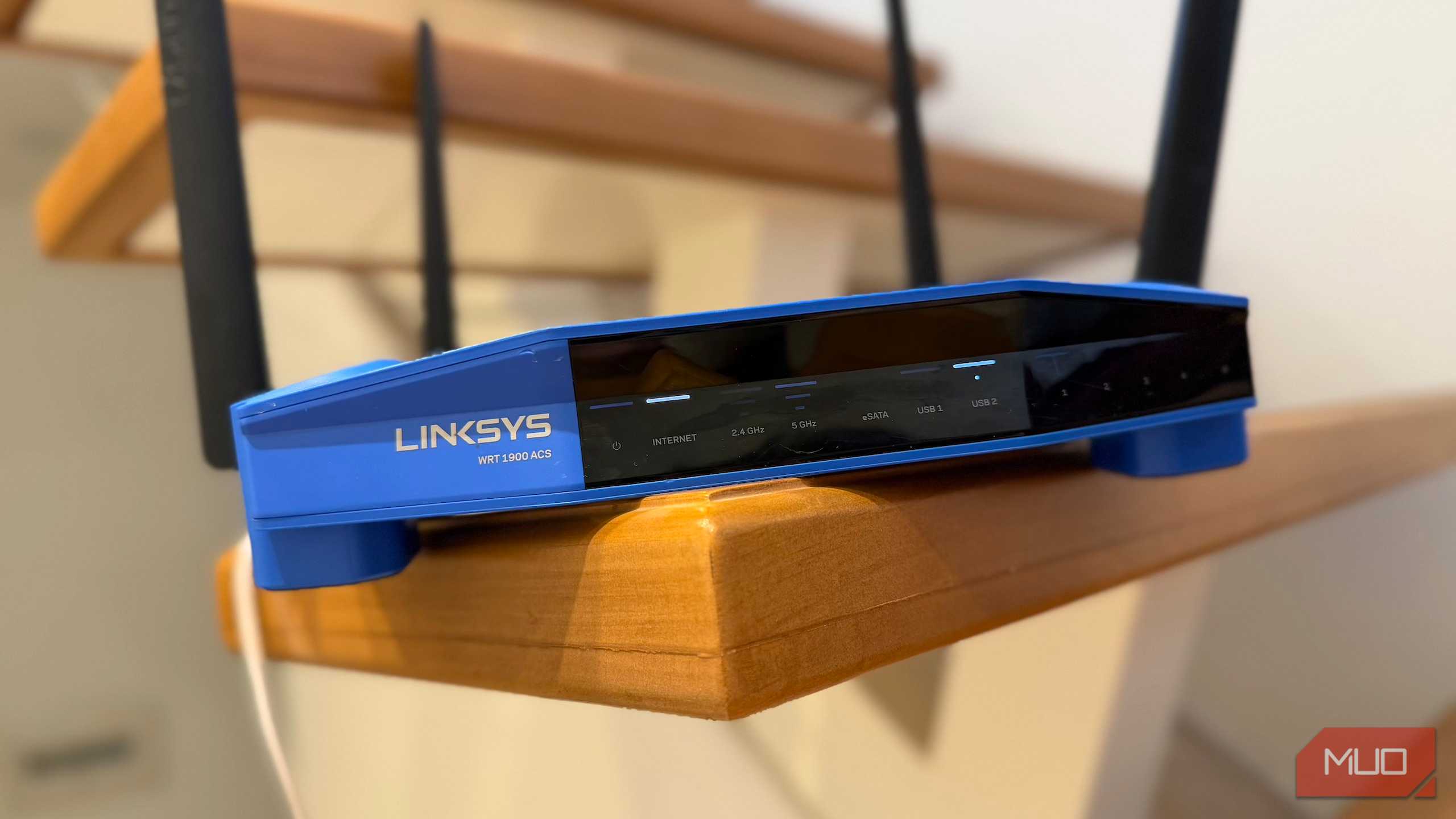 A Linksys router front